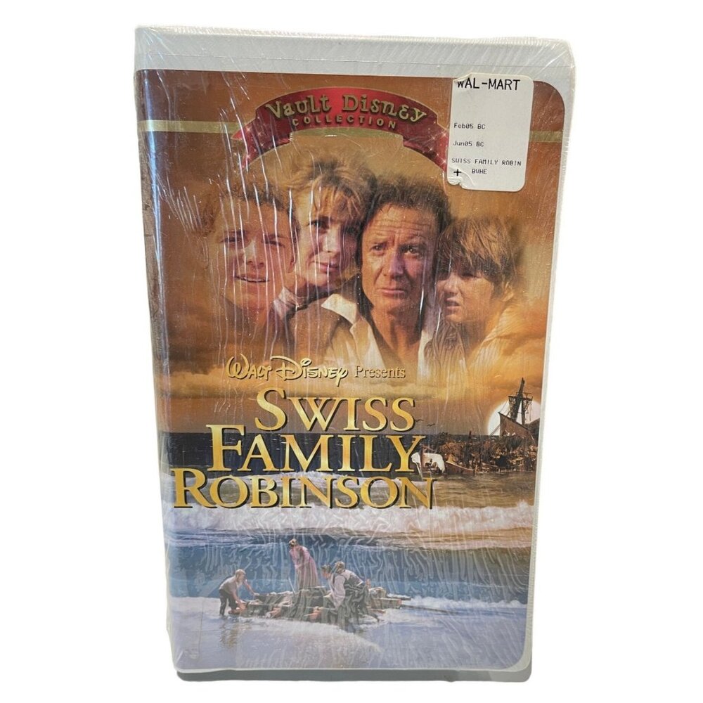 Swiss Family Robinson VHS‎ Vault Disney Collection Factory Sealed New